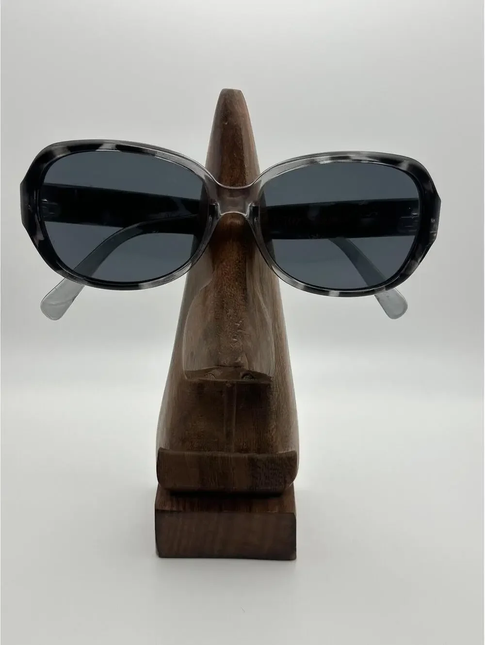 Betsey Johnson Black Oval Sunglasses